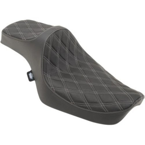 Drag Specialties Predator Iii Silver Diamond Stitch Seat Harley Sportster 82-03