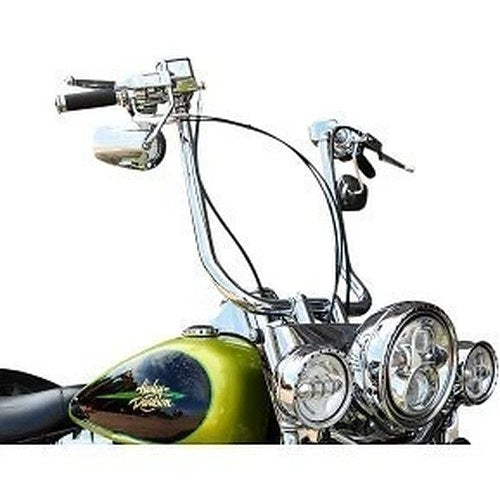Klock Werks KWH-02-0590-C Chrome 19" Klip Hanger Handlebar for 08-21 Road King