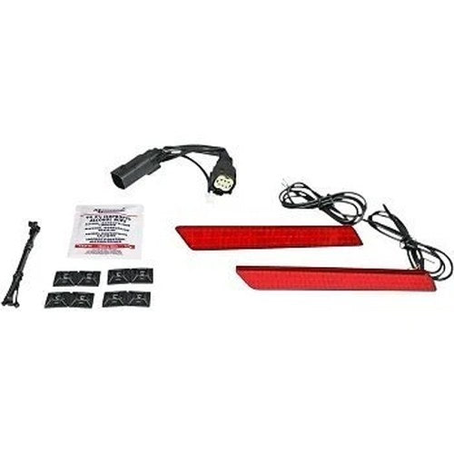 Custom Dynamics Red Lens Dual Color LED Saddlebag Latch Lightz 14-21 Road King
