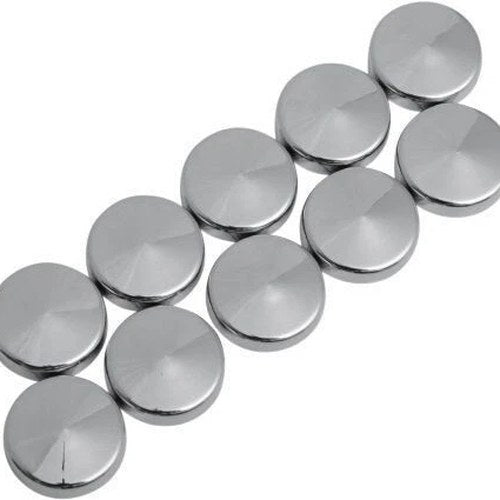 Drag Specialties 2402-0126 Chrome 1/4" Torx Bolt Covers 10 Pack for Harley