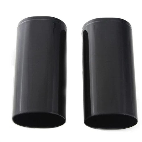 V-Twin 24-1962 Black Fork Slider Cover Set for Flh 49-84