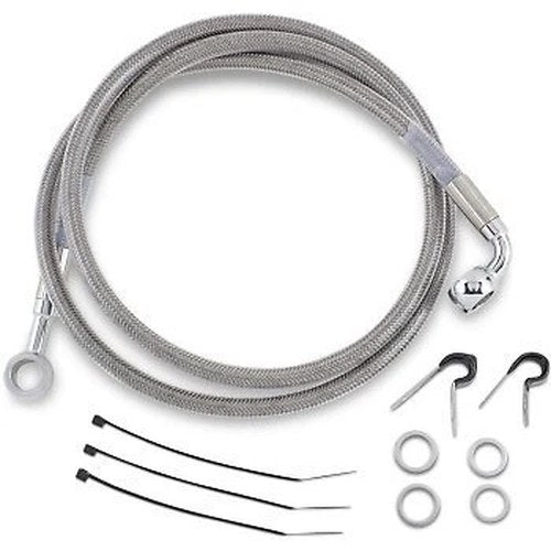 Drag Specialties 1204-2750 Stainless Steel Front Brake Line Kit