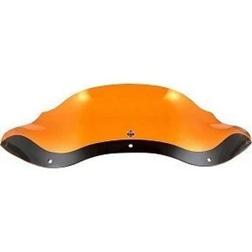 Klock Werks KWW-01-0689 Kolor Flare Windshield- 8" - Orange - Fltr 98-13