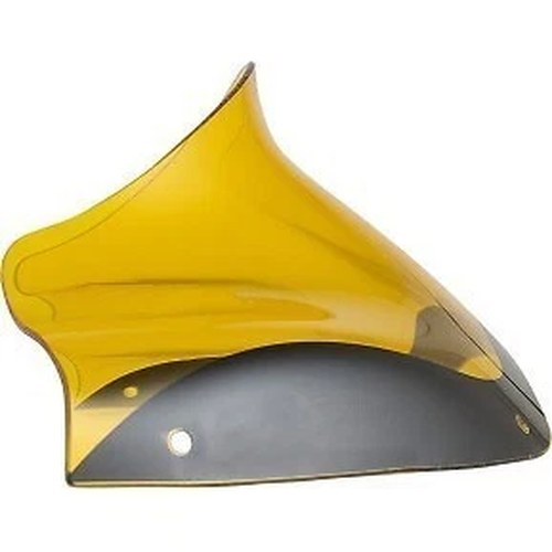 Klock Werks KWW-01-0690Kolor Flare Windshield- 8" - Yellow - Fltr 98-13
