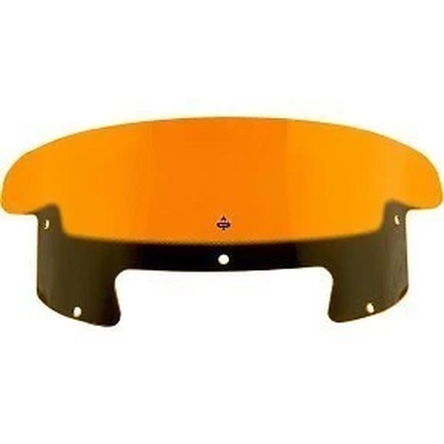Klock Werks KWW-04-0619 Kolor Flare Windshield- 8" - Orange - Indian