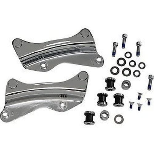 Drag Specialties 1510-0495 Chrome Backrest Docking Kit