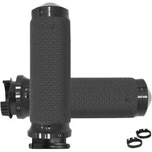 Avon MT-MF-63A-ANO Black Memory Foam Hand Grips for Metric
