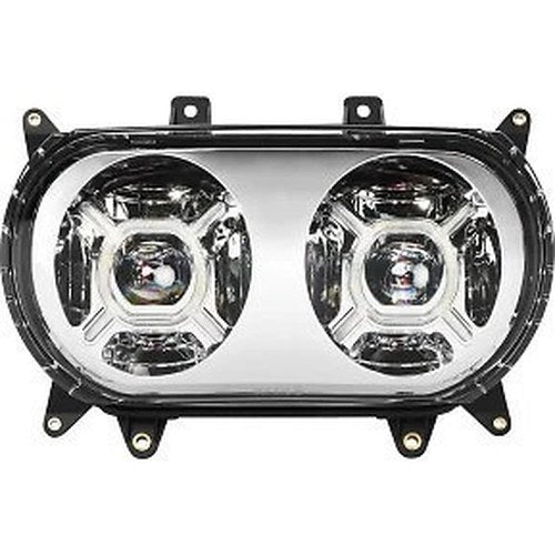 Custom Dynamics PG-RG-C ProGLOW Double-X LED Headlight Harley Road Glide 15'-24'