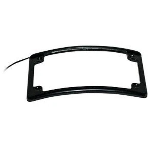 Custom Dynamics LPF-RAD-B-LP Black Radius LED License Plate Frame