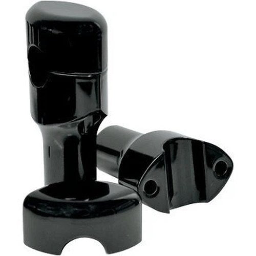 LA Choppers LA-7402-03B Black 3" Risers for 1" Harley Handlebars