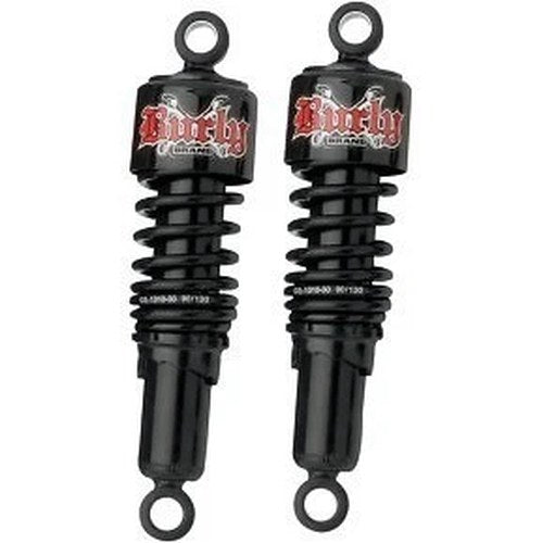 Burly Brand B28-1202B Black 10.5" Slammer Shocks for 91-17 Dyna