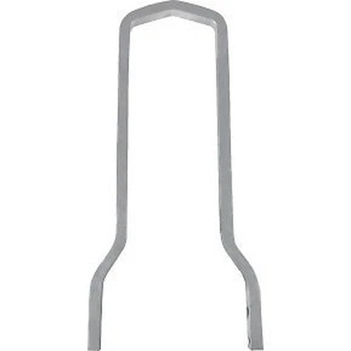 Drag Specialties 1501-0770 Square Sissy Bar- Chrome - 12.5"H x 7.5"W