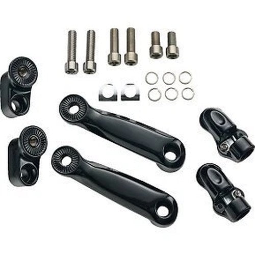 Ciro 6R220 Adjustable Passenger Peg- Passenger - Black - Indian