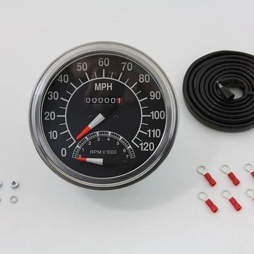 V-Twin 39-0387 Speedometer with 2:1 Ratio and Tachometer
