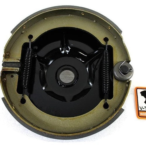 V-Twin 22-0041 Rear Mechanical Brake Backing Plate Kit Black
