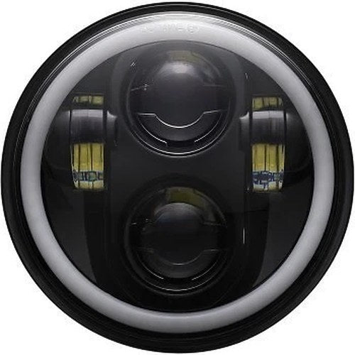 Custom Dynamics CD-575-H-B Black 5.75" LED Halo Headlamp