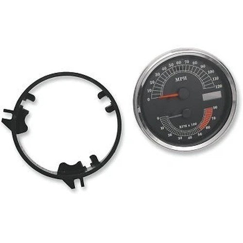 Drag Specialties 2210-0103 120mph Electronic Speedo/Tach for 99-03 Road King