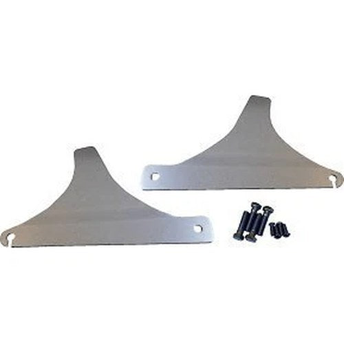 Drag Specialties 1504-0116 Sissy Bar Side Plates- Chrome