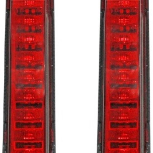 Custom Dynamics PB-CVO-RED Probeam LED Taillight Filler Panels Red Lens for Cvo