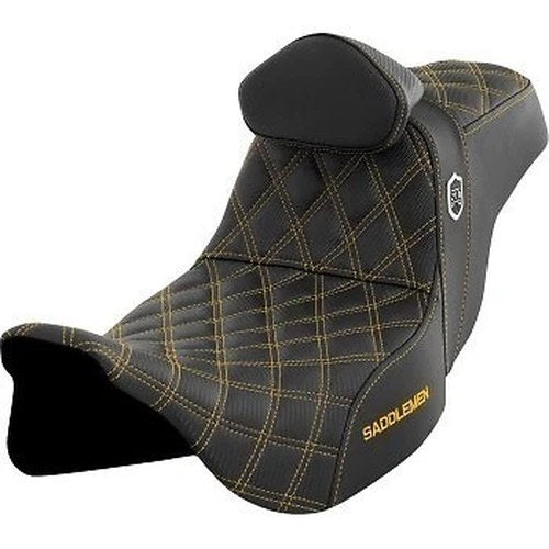 Saddlemen SC80807GOLRT Pro Series Sdc Performance Seat Gold Stitch 08-23 Touring
