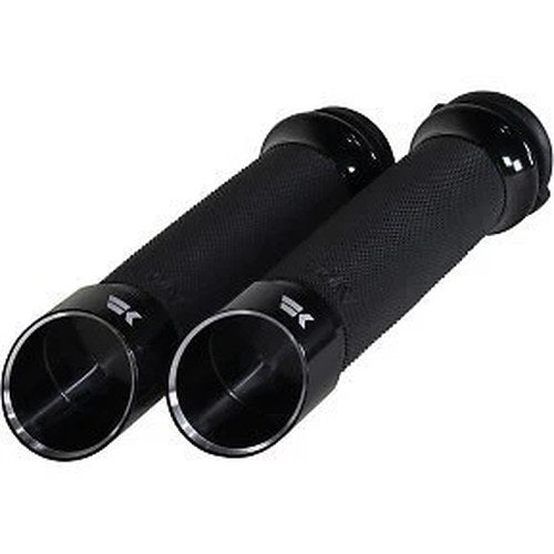 Khrome Werks 500140 Black Edge Custom Contour Hand Grips for Electronic Tbw
