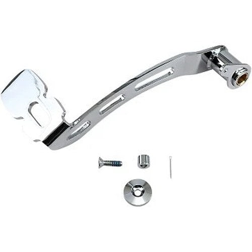 Kuryakyn 1027 Chrome Slotted Extended Brake Pedal for 97-07 Touring & 87-10 Flst