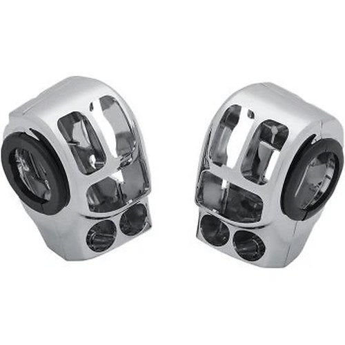 Kuryakyn 1748 Chrome Switch Housings for 14-21 Harley Touring