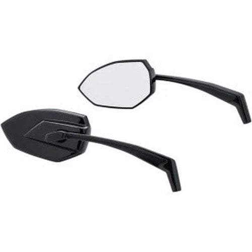 Kuryakyn 1963 Black Phantom Mirrors for Harley