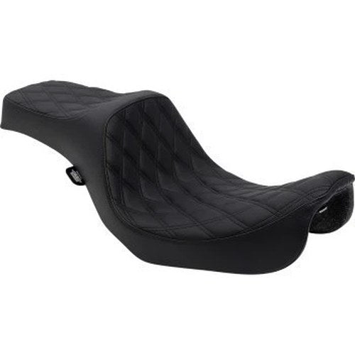 Drag Specialties 0803-0602 Predator Iii Seat Black Double Diamond Stitch