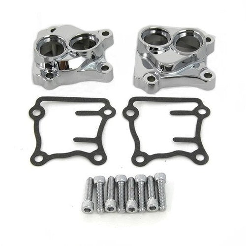 V-Twin 10-0811 Chrome Tappet Lifter Blocks for Twin Cam