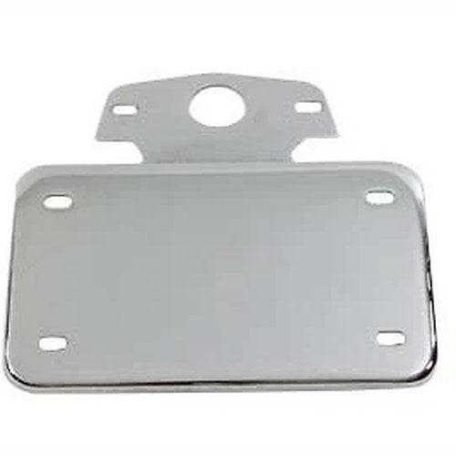 V-Twin 31-0632 Chrome Horizontal Tail Lamp & License Plate Holder