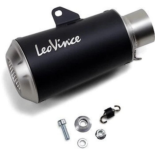 Leovince 9746B 54mm Universal LV-10 Black Edition Slip-On Muffler