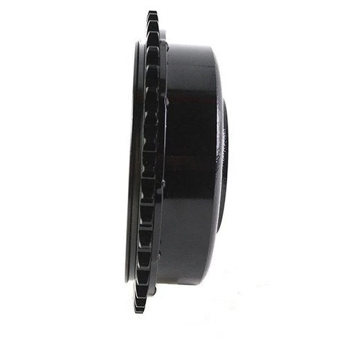 V-Twin 23-1835 1947-1953 Indian Chief Rear Brake Drum Black