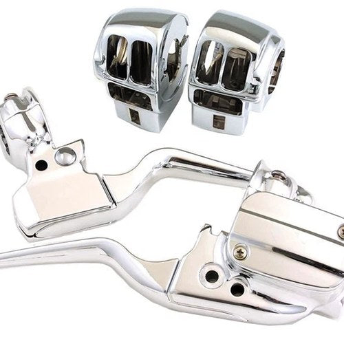 V-Twin 22-0880 Chrome Handlebar Control Kit