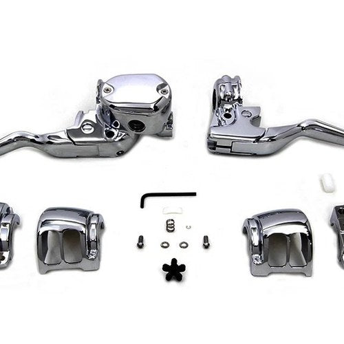V-Twin 22-0839 Handlebar Control Kit Chrome