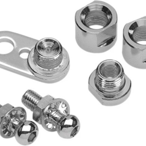 Drag Specialties 1901-0383 Chrome Turn Signal Swivel for Sportster Softail Dyna