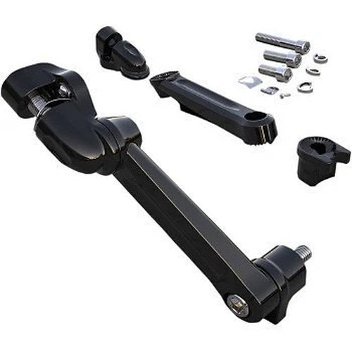 Ciro 60220 Black Adjustable Passenger Comfort Peg Mounts 99-25 Harley Touring