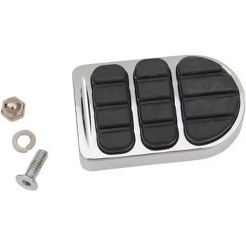 Kuryakyn 8029 Chrome Iso Brake Pedal Pad for 84-17 Fxst Softail & Fxdwg & Rocker