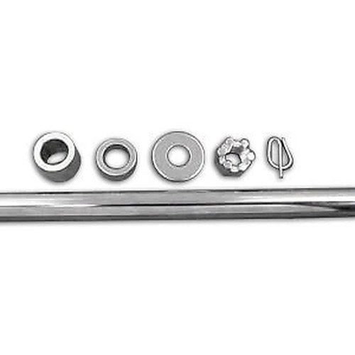 V-Twin 44-0644 Chrome Rear Axle Kit for Sportster 00-03