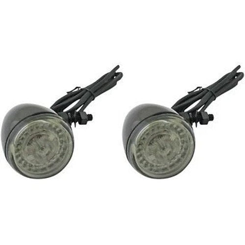 Custom Dynamics Black Clear/Amber ProBEAM LED Bullet Bezel Turn Signals