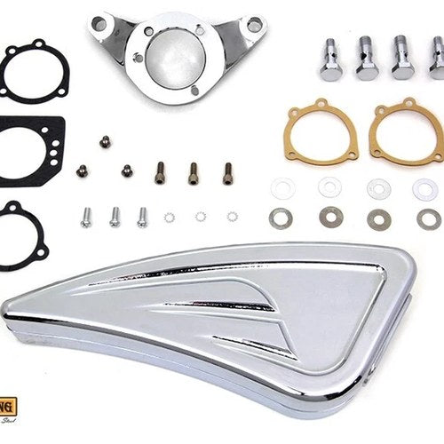 V-Twin 34-1629 Chrome Wyatt Gatling Air Cleaner Assembly for 93-07 Fxd & Fxst