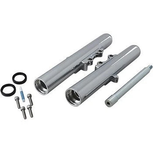 Arlen Ness 06-500 Smooth Chrome Dual-Disc Hot Legs Fork Legs for 08-13 Touring