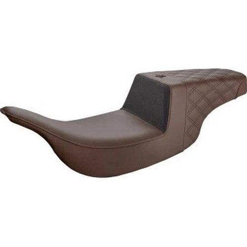 Saddlemen UN97-07-173BR Brown Unknown Industries Gripper Seat FLHT/FLTR 97-07
