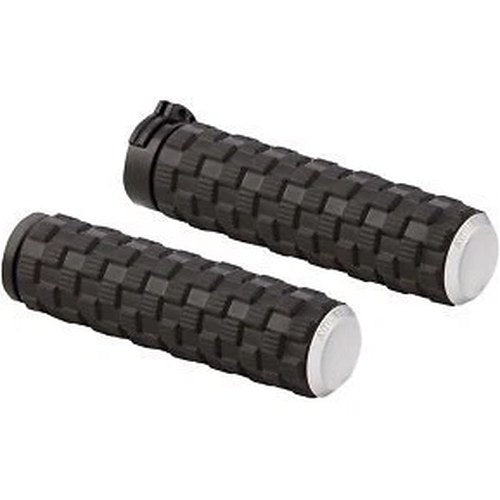 Arlen Ness 07-353 Chrome Air Trax Hand Grips for Harley Electronic Tbw