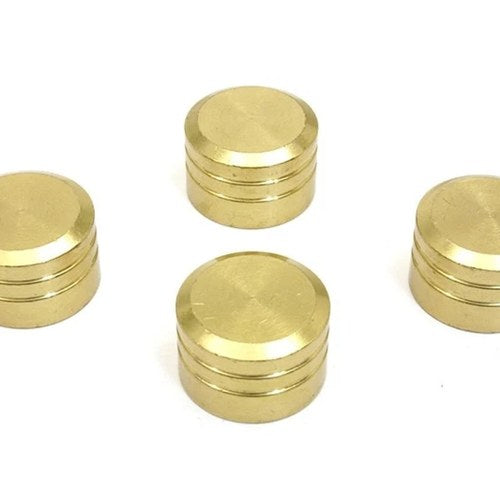 V-Twin 42-1092 Brass Cylinder Head Bolt Covers for Harley Softail Dyna Fxr 84-17