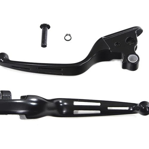 V-Twin 26-2113 Black Slotted Lever Set for Harley Touring 08-13