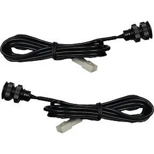 Custom Dynamics CD-BOLT-R2-B Black Red LED Boltz Lights