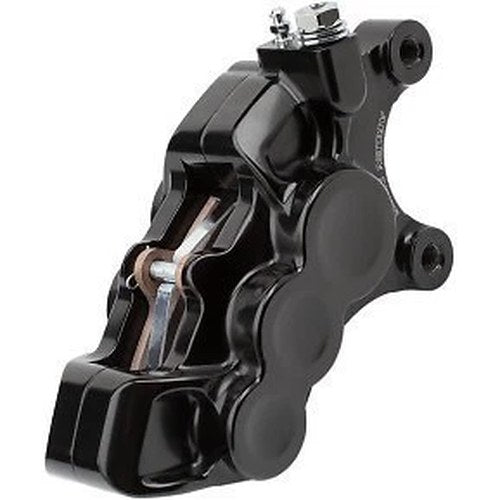 Arlen Ness 02-221 Black Left Front 4-Piston Brake Caliper for 11.8"