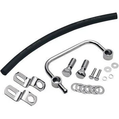 Drag Specialites 2110-0316 Chrome Crankcase Breather Kit for 91-22 Sportster