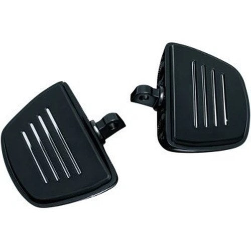 Kuryakyn 7578 Black Premium Mini Boards Floorboards for Harley Male Mount